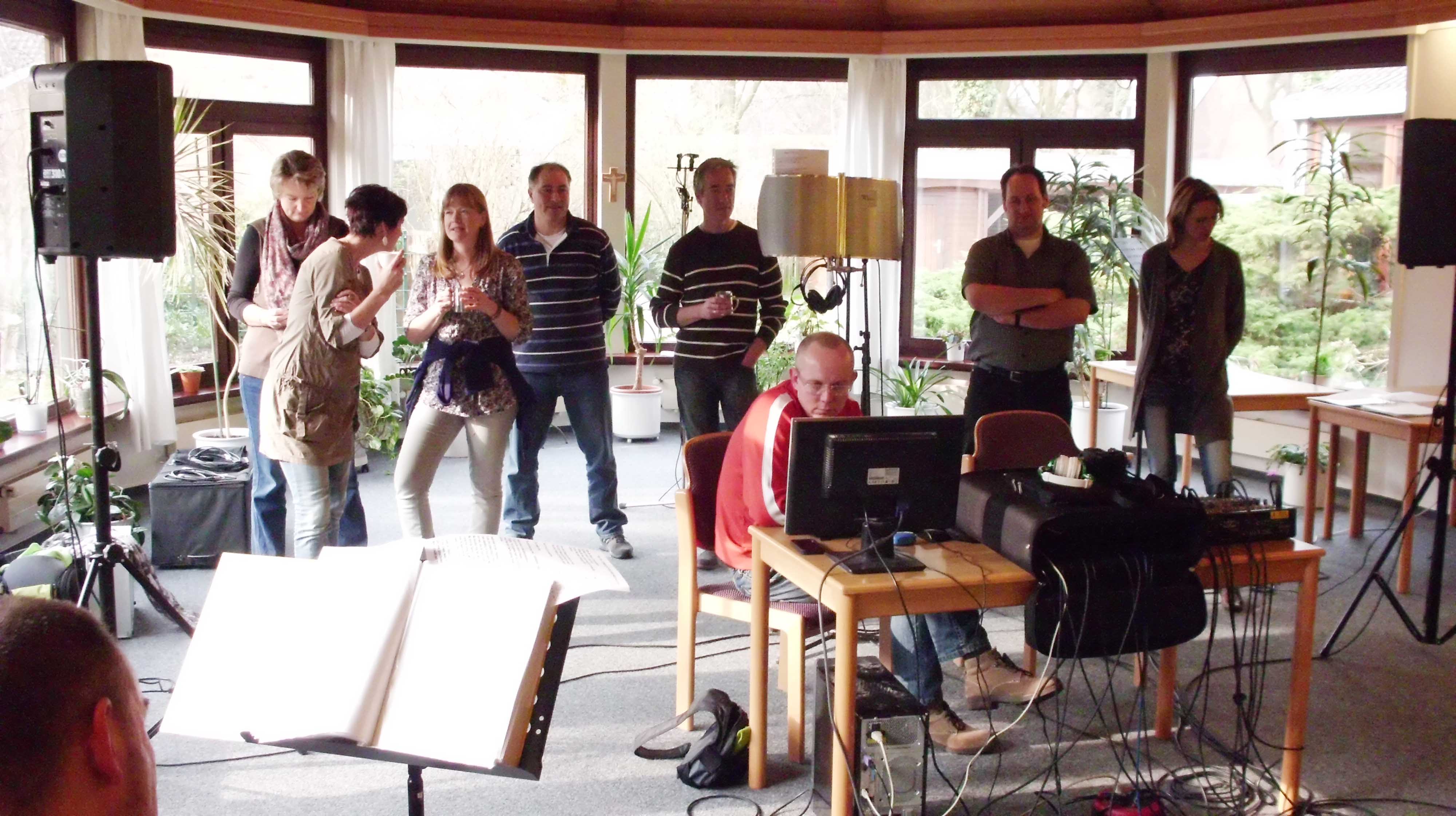 CD-Aufnahme Chor alle 2012